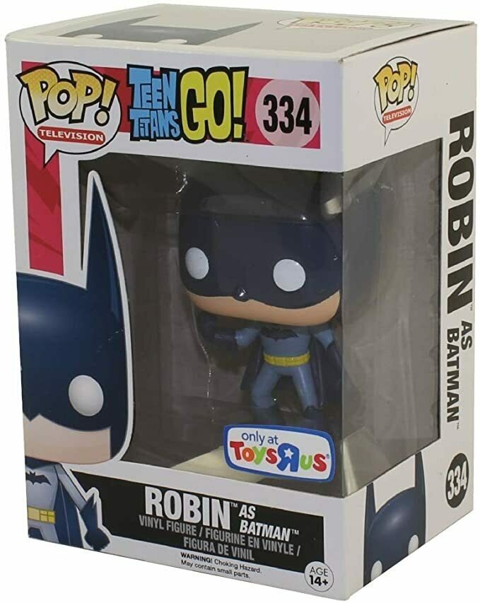 Funko DC Teen Titans Go! Funko Pop! Television Robin as Batman Exclusive Vinyl Figure #334