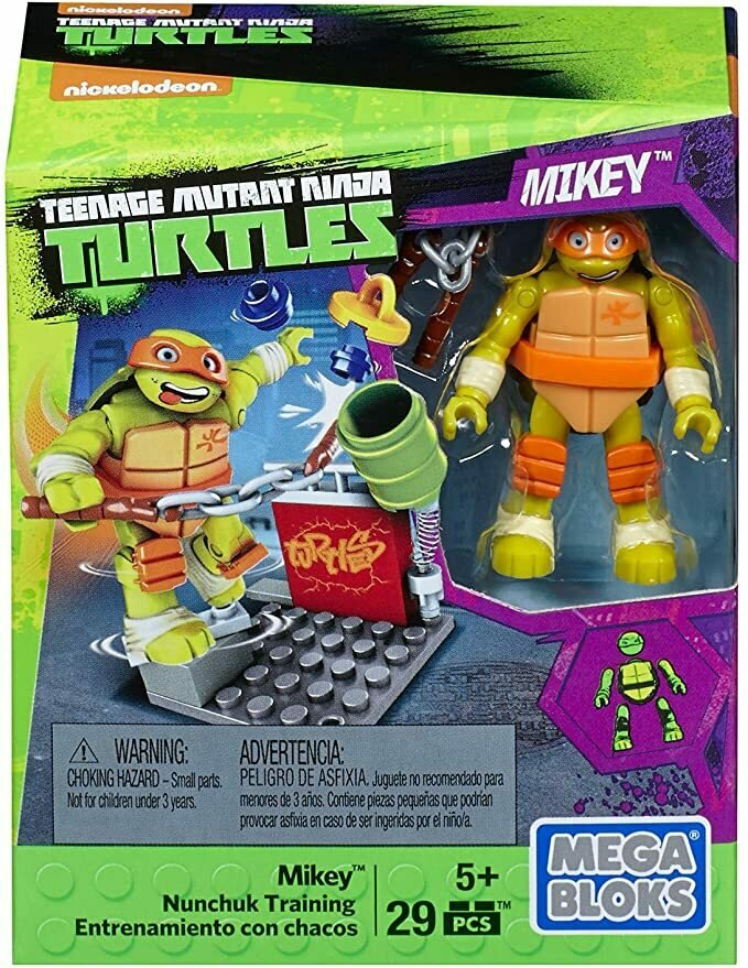 Mega Construx Teenage Mutant Ninja Turtles Mikey Nunchuk Training Pack