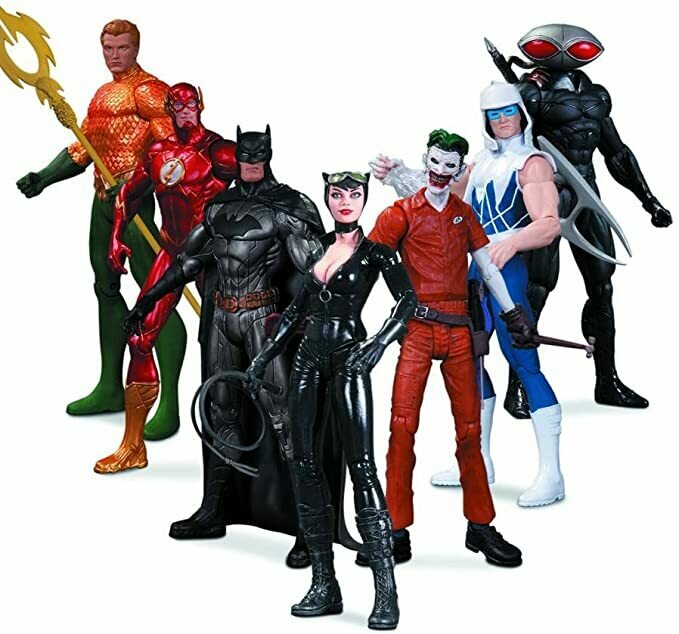 DC Collectibles Comics The New 52: Super Heroes vs. Super Villains Action Figure, 7-Pack