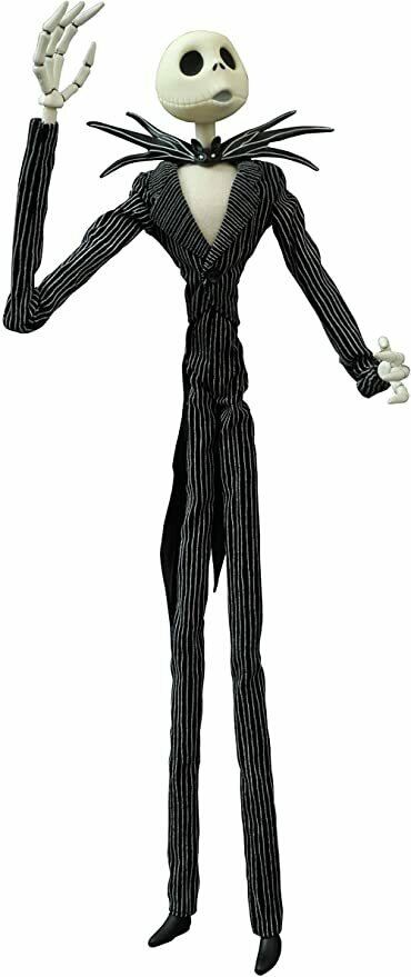 Diamond Select Toys Nightmare Before Christmas: Jack Skellington 16" Coffin Doll Action Figure