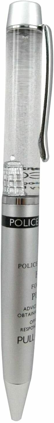 Doctor Who 50th Anniversary Silver Floating Tardis Pen Action Figure
