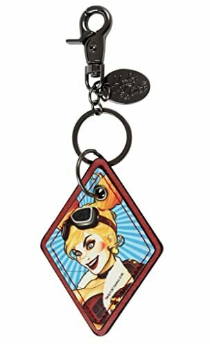 The Coop DC Comics Bombshells: Harley Quinn Faux Leather Keychain [video game]