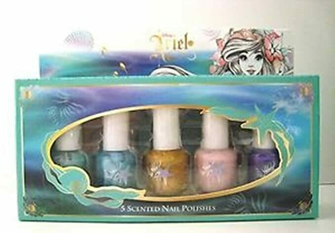 Disney Princess Ariel 5 Scented Nail Polish Set