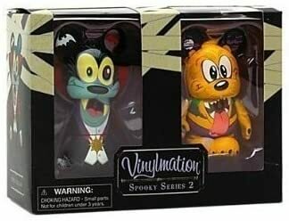 Goofy and Pluto Vinylmation 3" Spooky Series 2 Figures by Disney