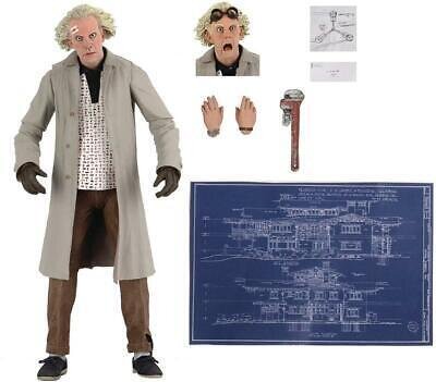 NECA Back to The Future Doc Brown Action Figure Ultimate Version