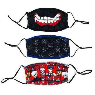Bioworld TOKYO GHOUL 3 PACK ADJUSTABLE FACE COVERS