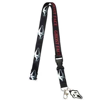GHOST FACE SUBLIMATION RUBBER CHARM LANYARD
