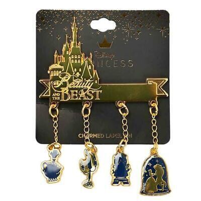 DISNEY BEAUTY AND THE BEAST CHARMED LAPEL PIN