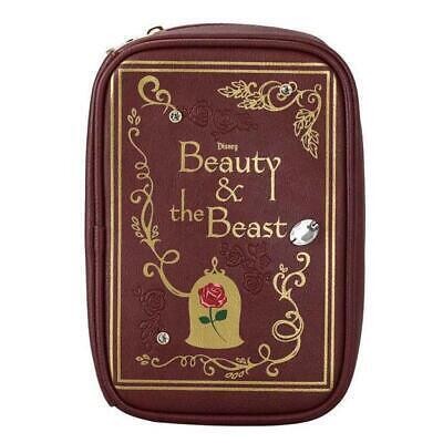 DISNEY BEAUTY AND THE BEAST STORYBOOK INSPIRED TRAVEL COSMETIC BAG
