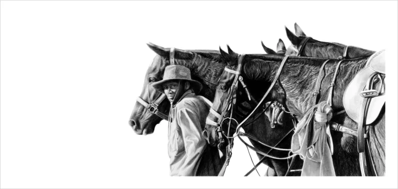 &quot;Between Chukkas&quot; -Limited Edition Print on Fine Art Paper