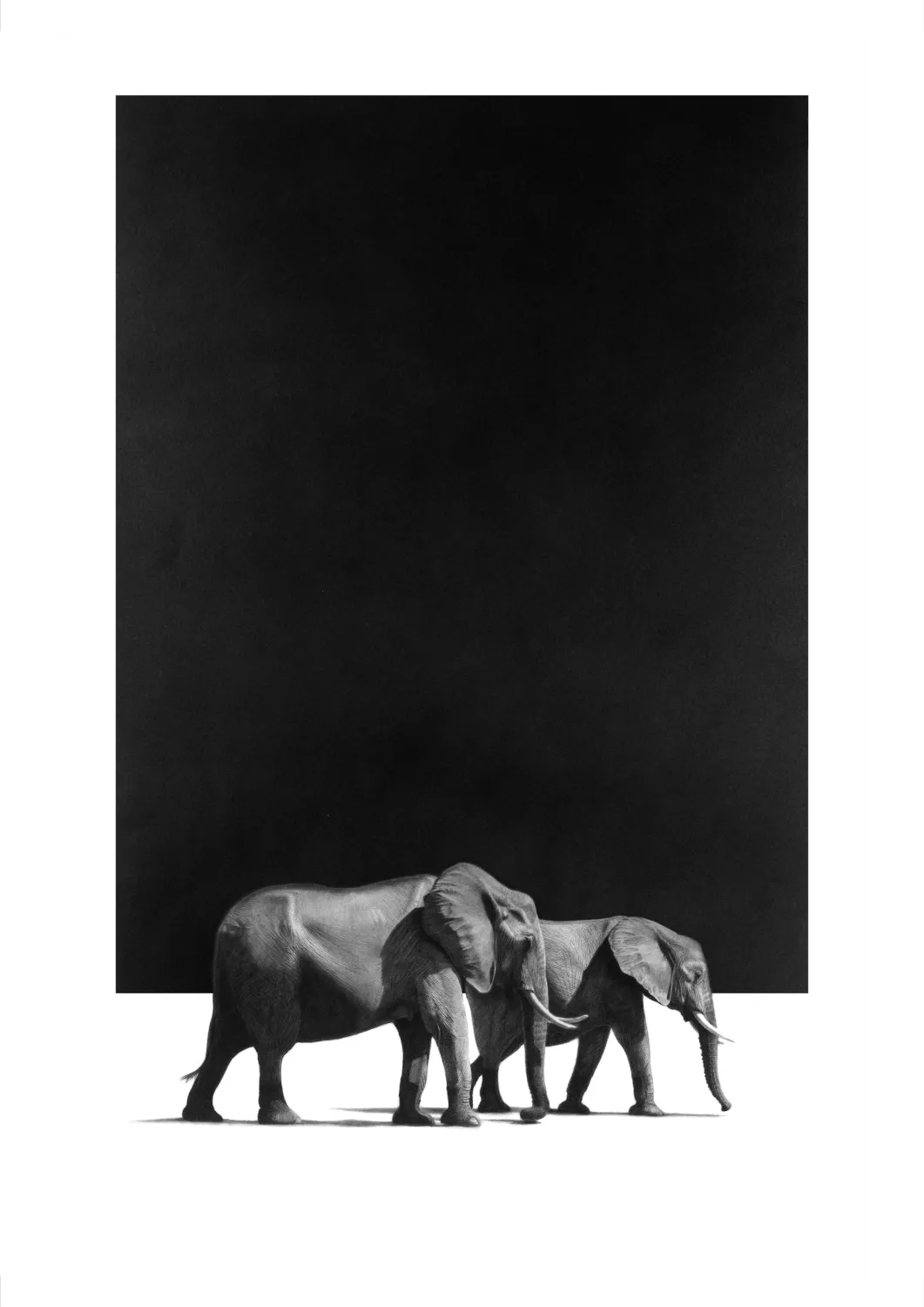 &quot;Mwezi&quot; - Original Pencil Art