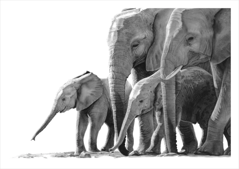 &quot;Pamwe Chete&quot; -Limited Edition Print on Fine Art Paper