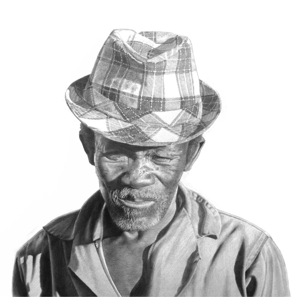 "Oom Klaas" - Original Pencil Art