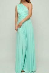 Tanya Infinity dress long- Mint size large Tanya Infinity dress long- Mint size large