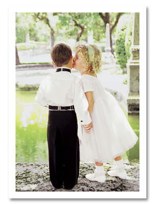 Young couple in formal attire