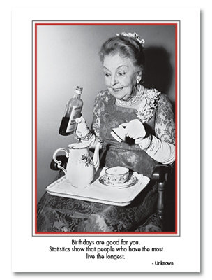 Woman spiking her tea