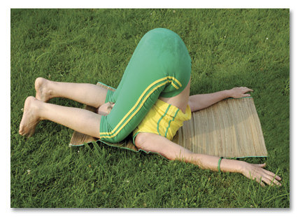 Female contortionist