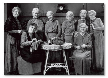 Group of senior women