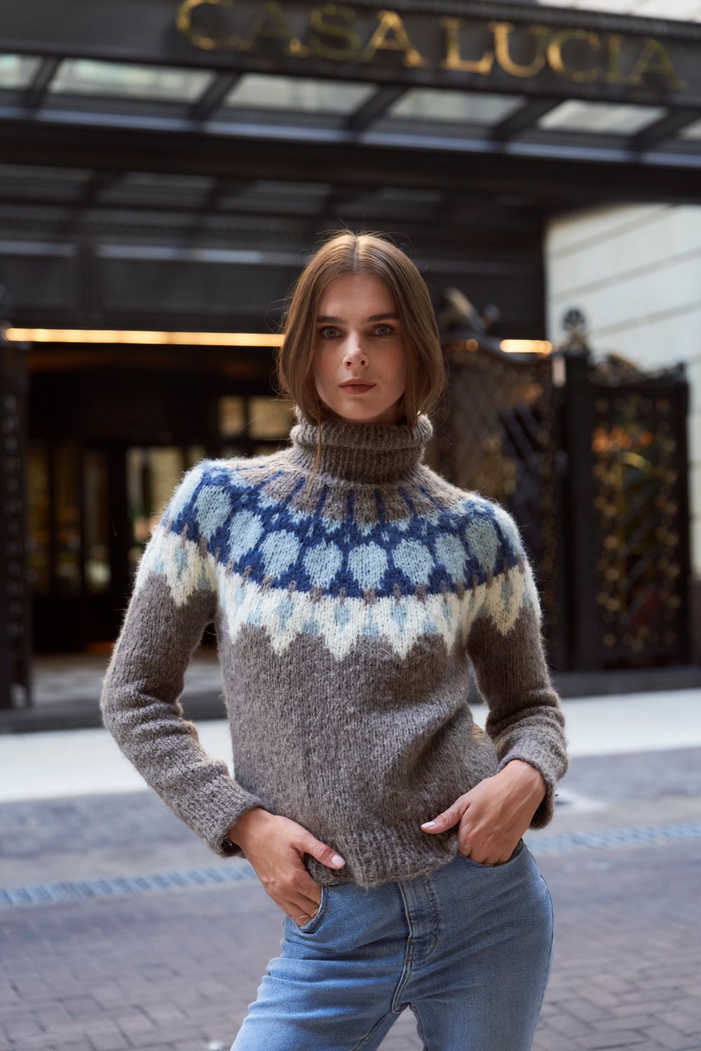 Sweater cuello alto Fasano