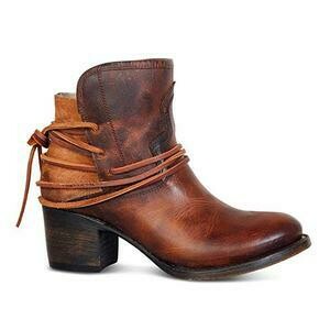 Leather Buckle Boots