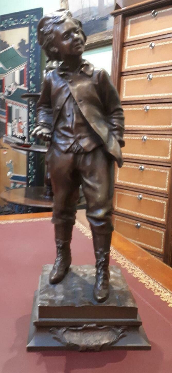 Bronze d'après A.E. Gaudez "Le fils Bidard" (Vendu)
