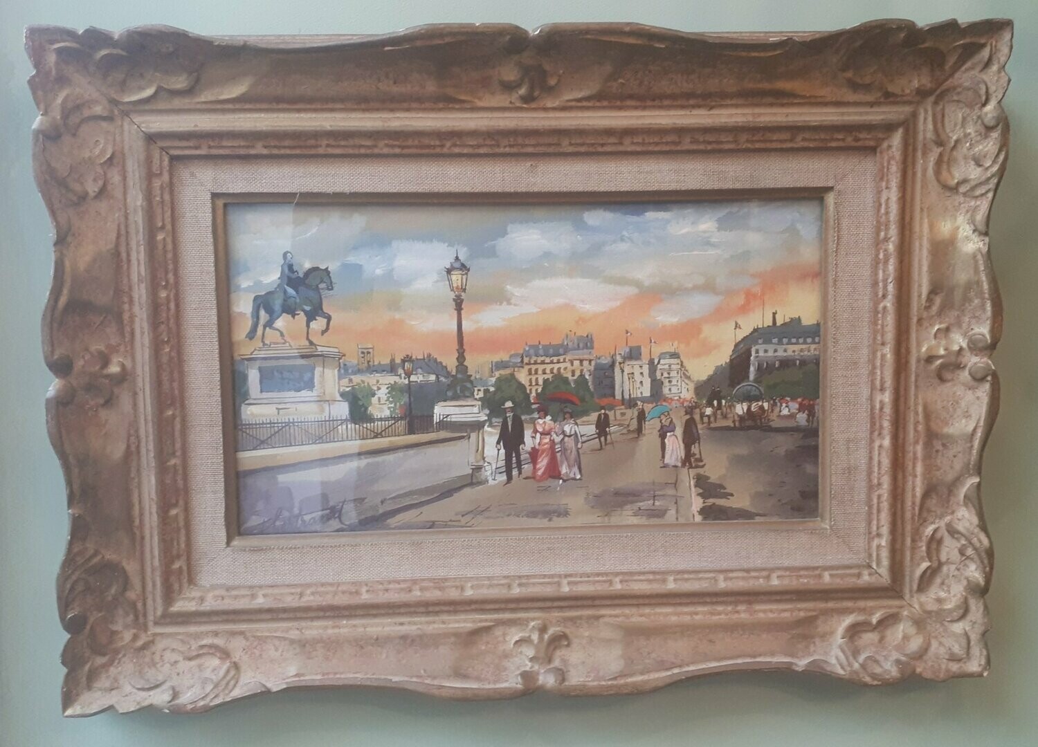 Gouache "Le pont neuf" (vendue)