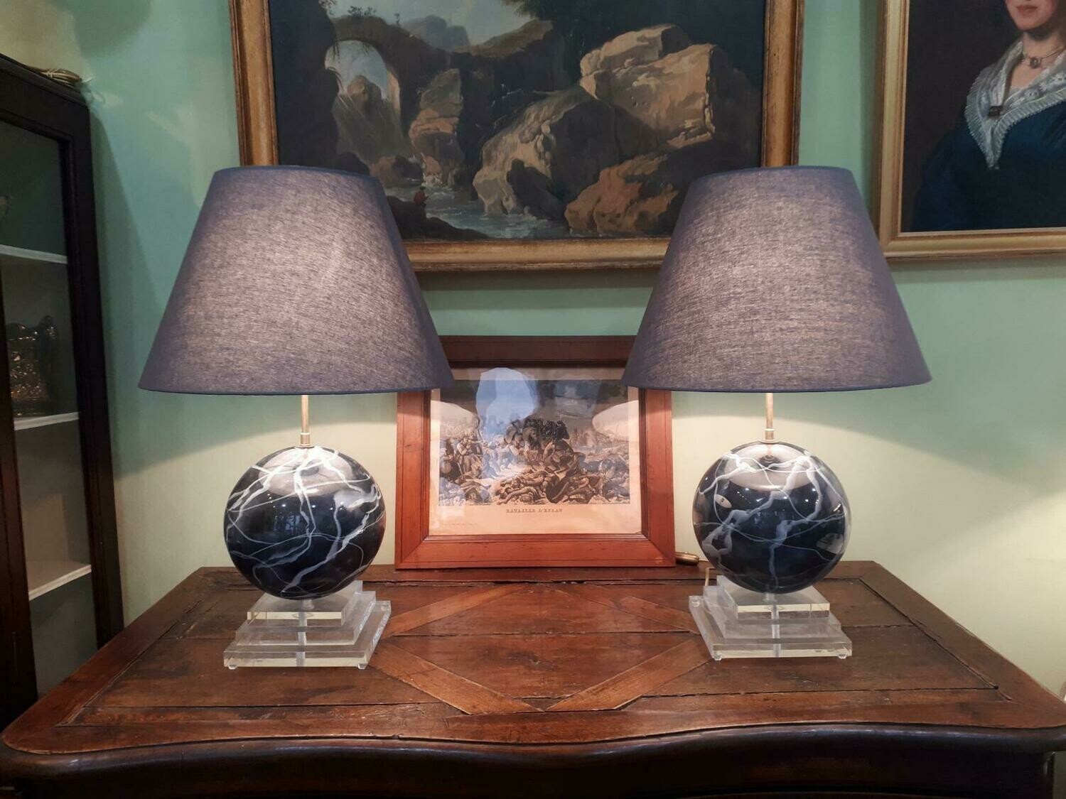Paire de lampes 1980's (vendue)
