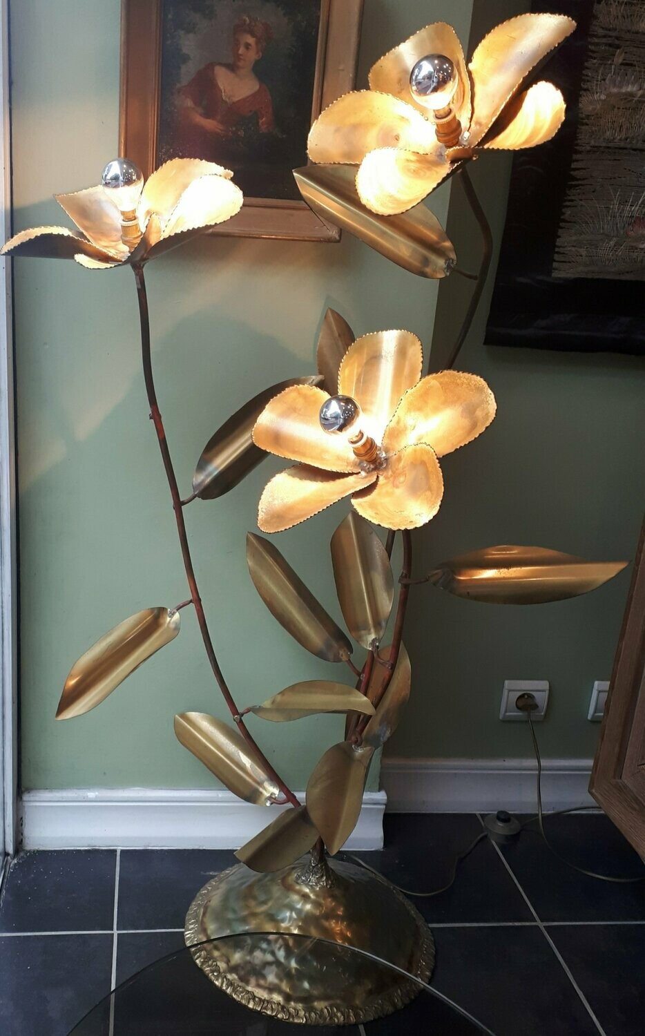 Plante éclairante 1970's