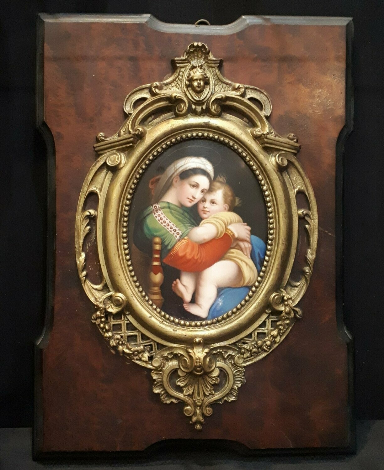 Peinture sur porcelaine XIXeme (vendue)