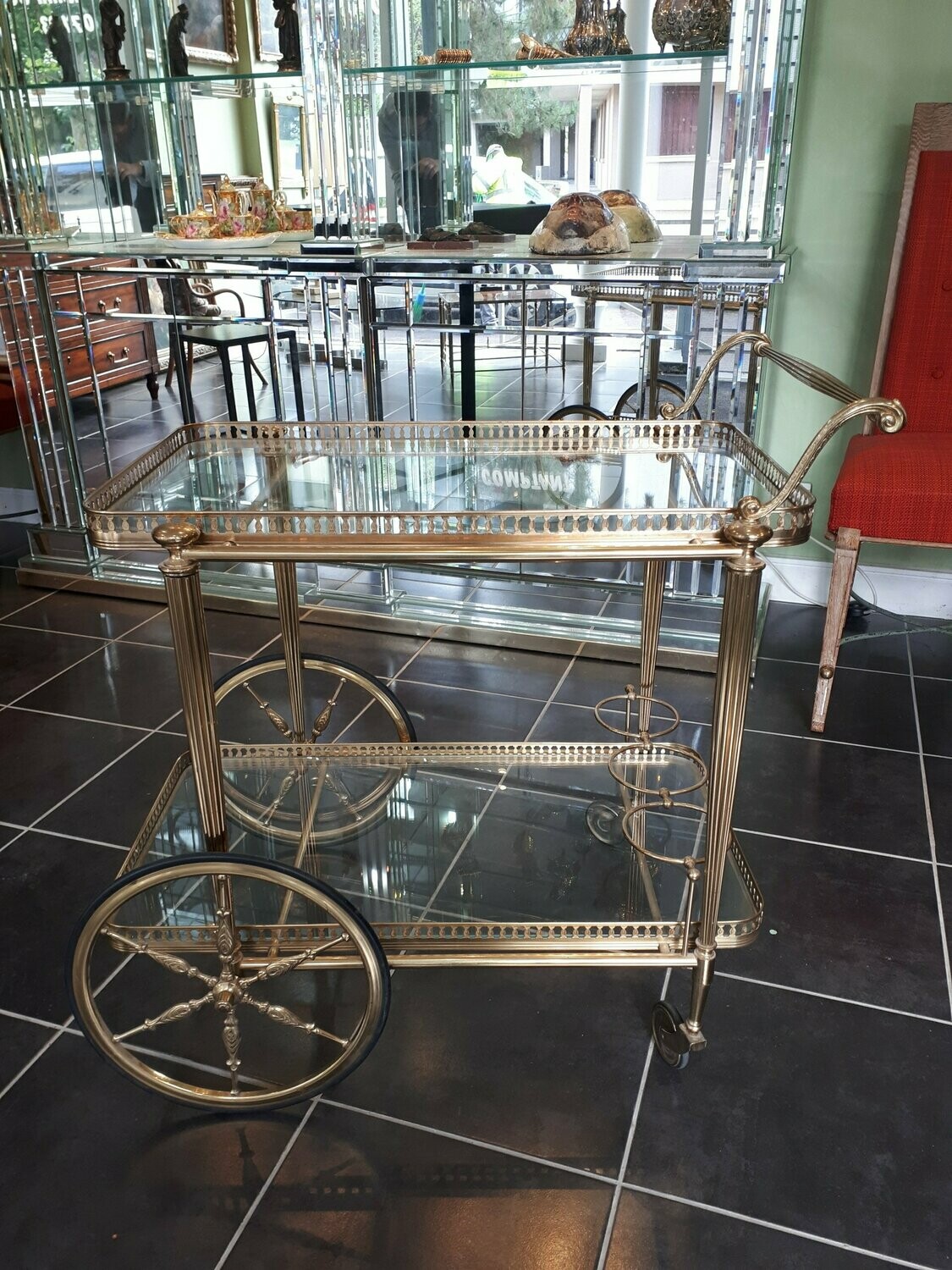 Desserte en laiton 1960's (Vendue)