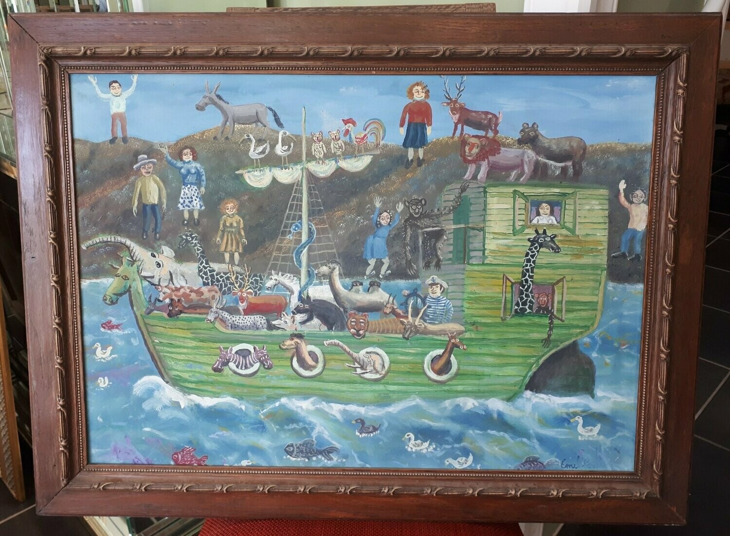 Emil Pavelescu 47x65cm (N°6) (Vendu)