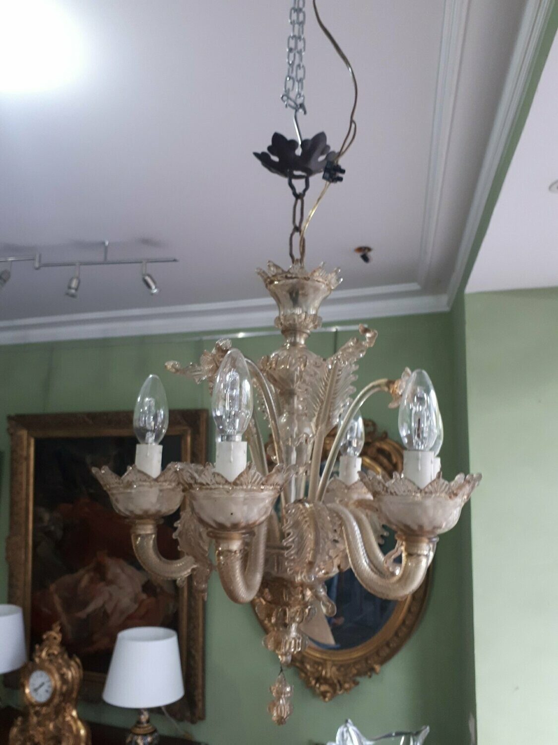 Petit lustre Murano (Vendu)