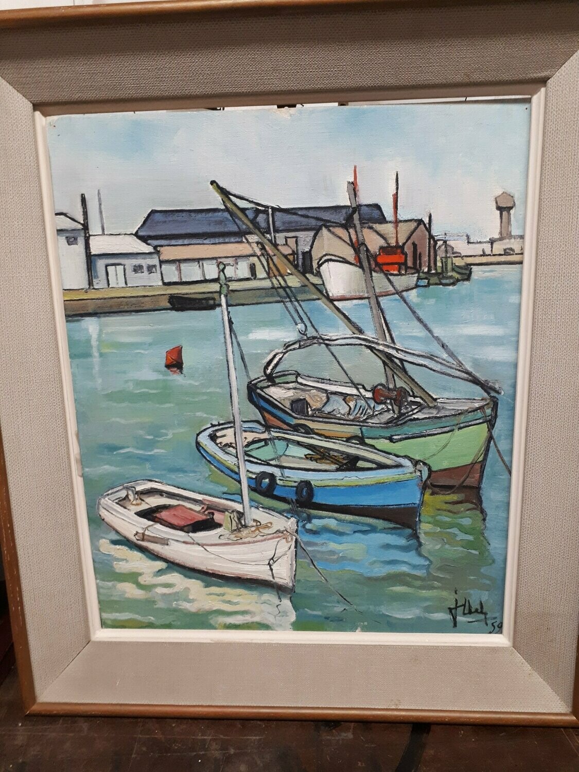HSP 46x38cm Port 1959 (Vendue)
