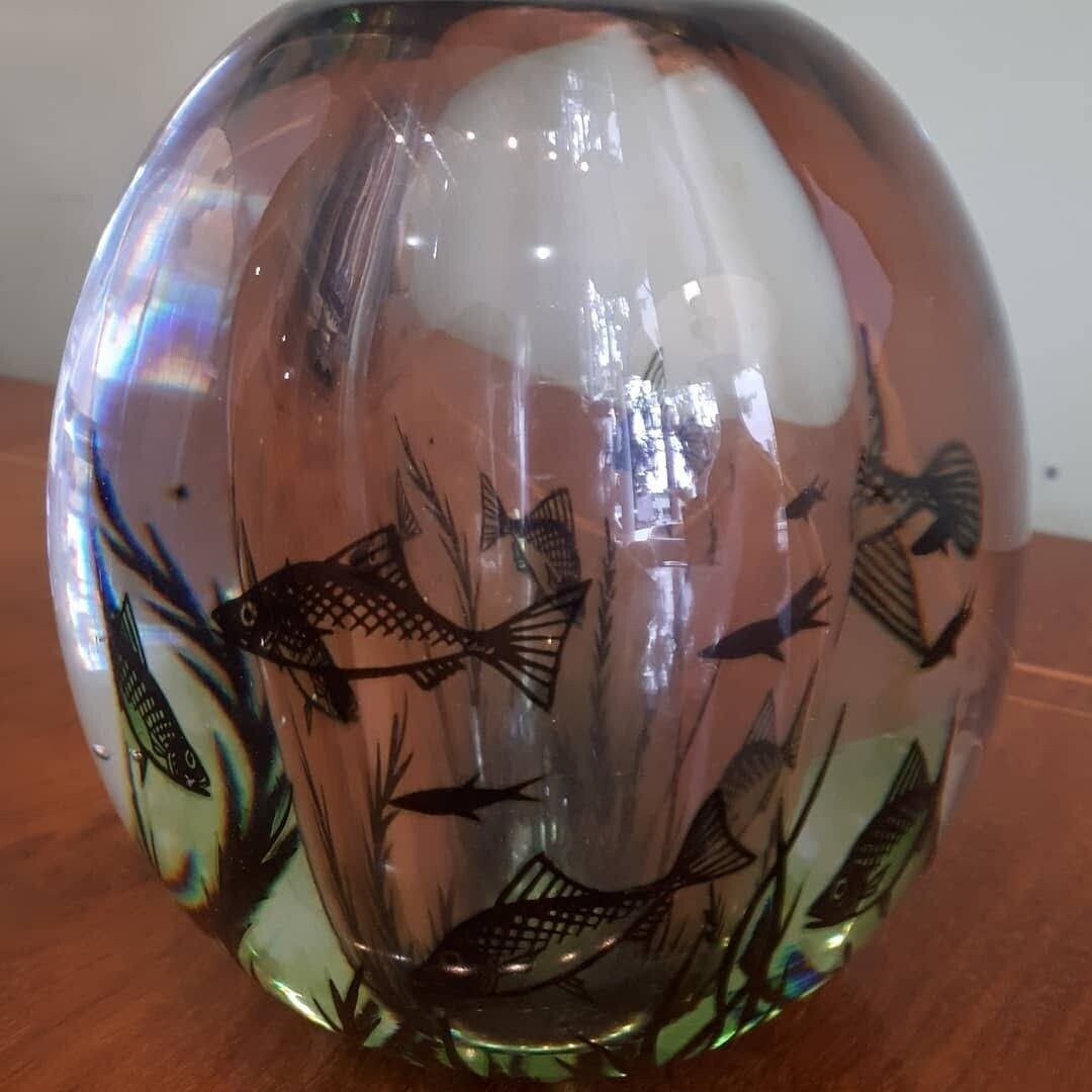 Vase design Orrefors Edward Hand (Vendu)