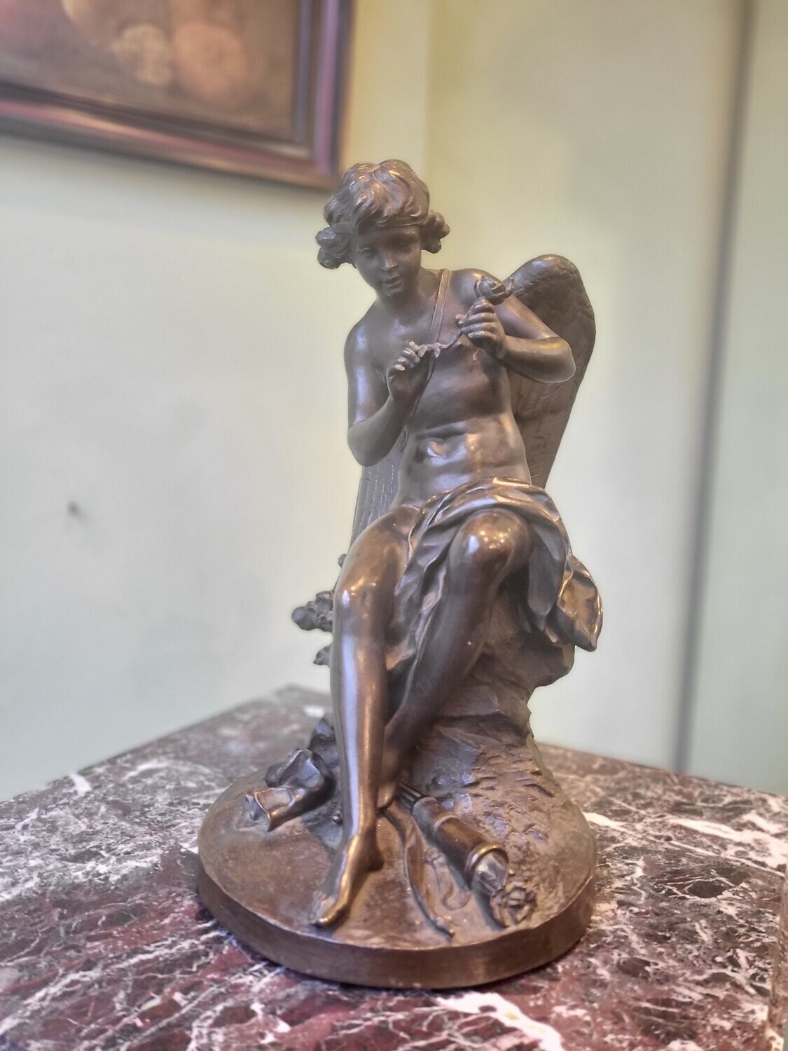Bronze "Amour à la fleur" Clodion (Vendu)