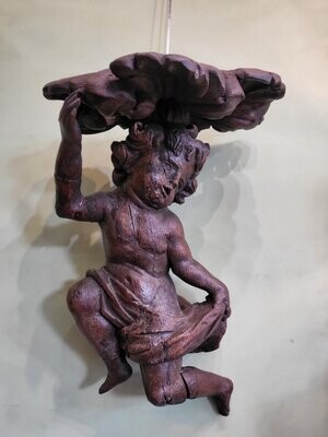 Angelot en bois sculpté (Vendu)