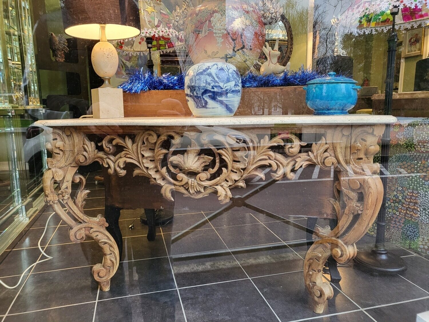 Paire de consoles d'applique bois naturel
(Vendue)