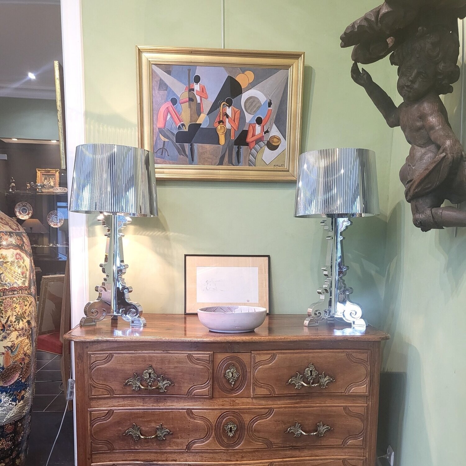 Commode Parisienne noyer (Vendue)
