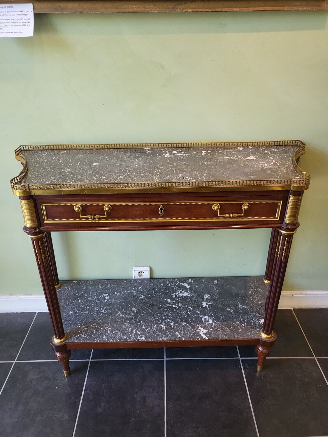 Console desserte époque Louis XVI estampillée (Vendue)