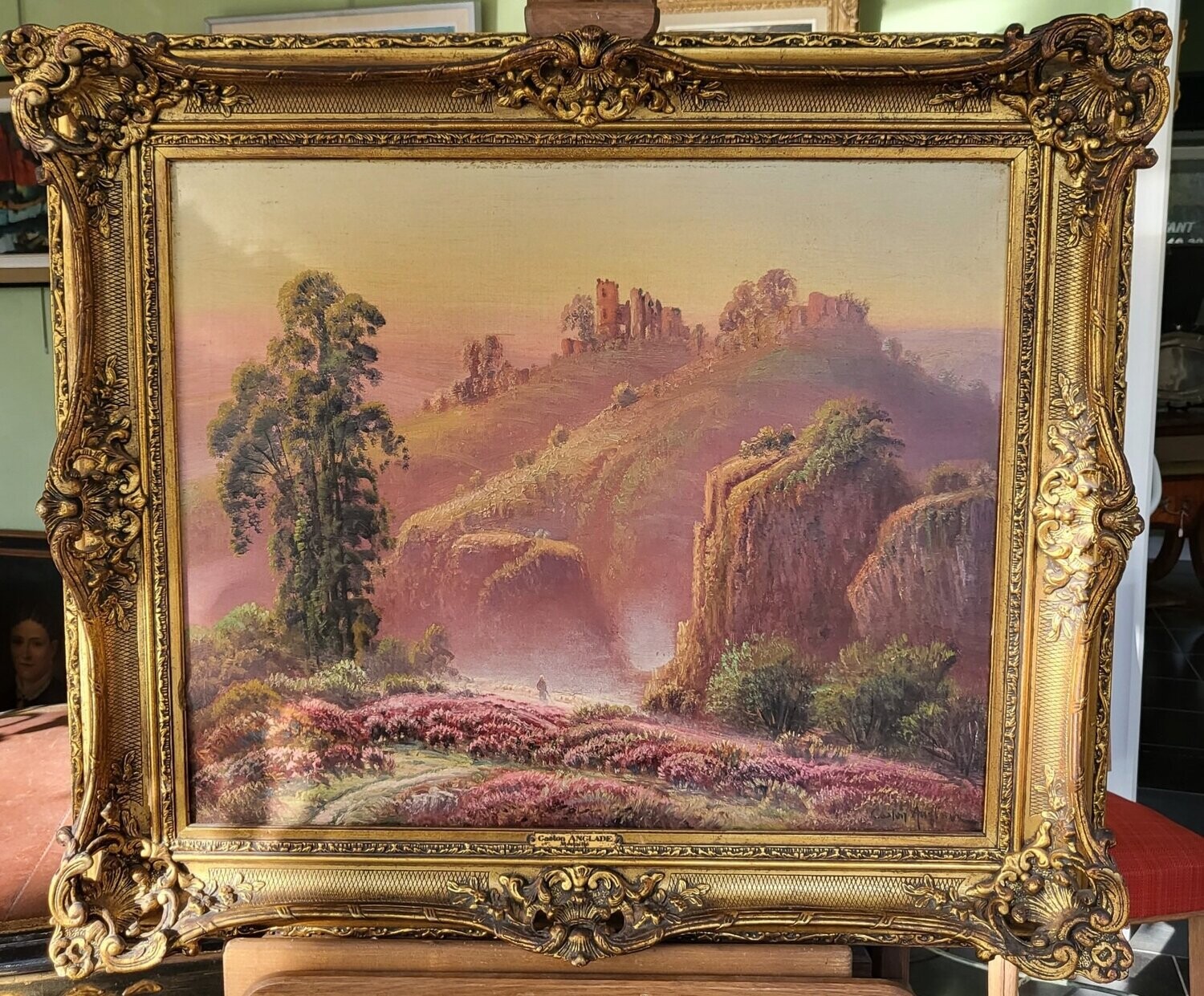 HST Gaston Anglade "Paysage de bruyères" (Vendue)