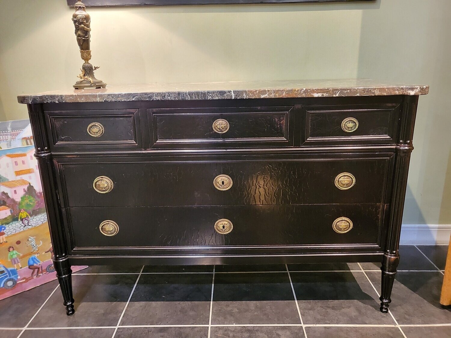 Commode style LXVI noircie (Vendue)