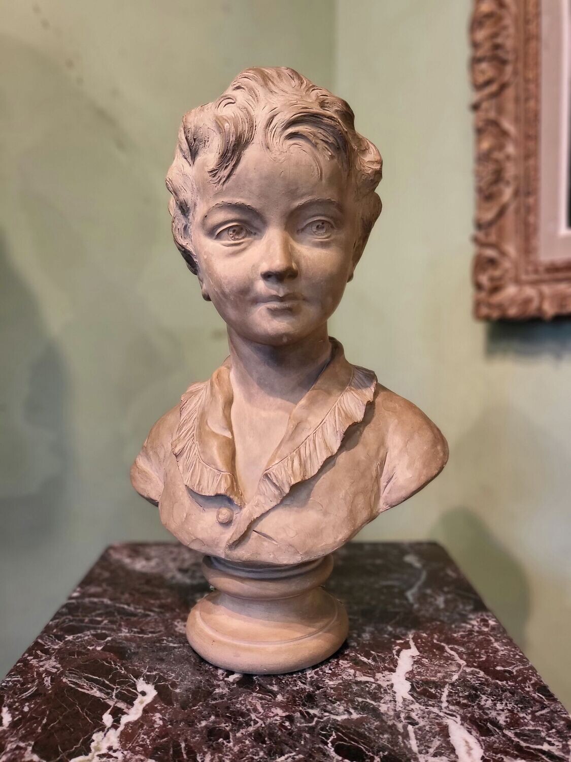 Buste enfant terre cuite (vendu)