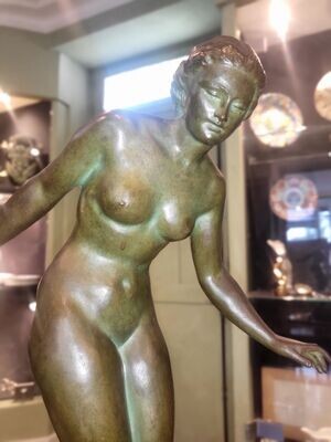 Bronze Femme Art Déco (Vendu)