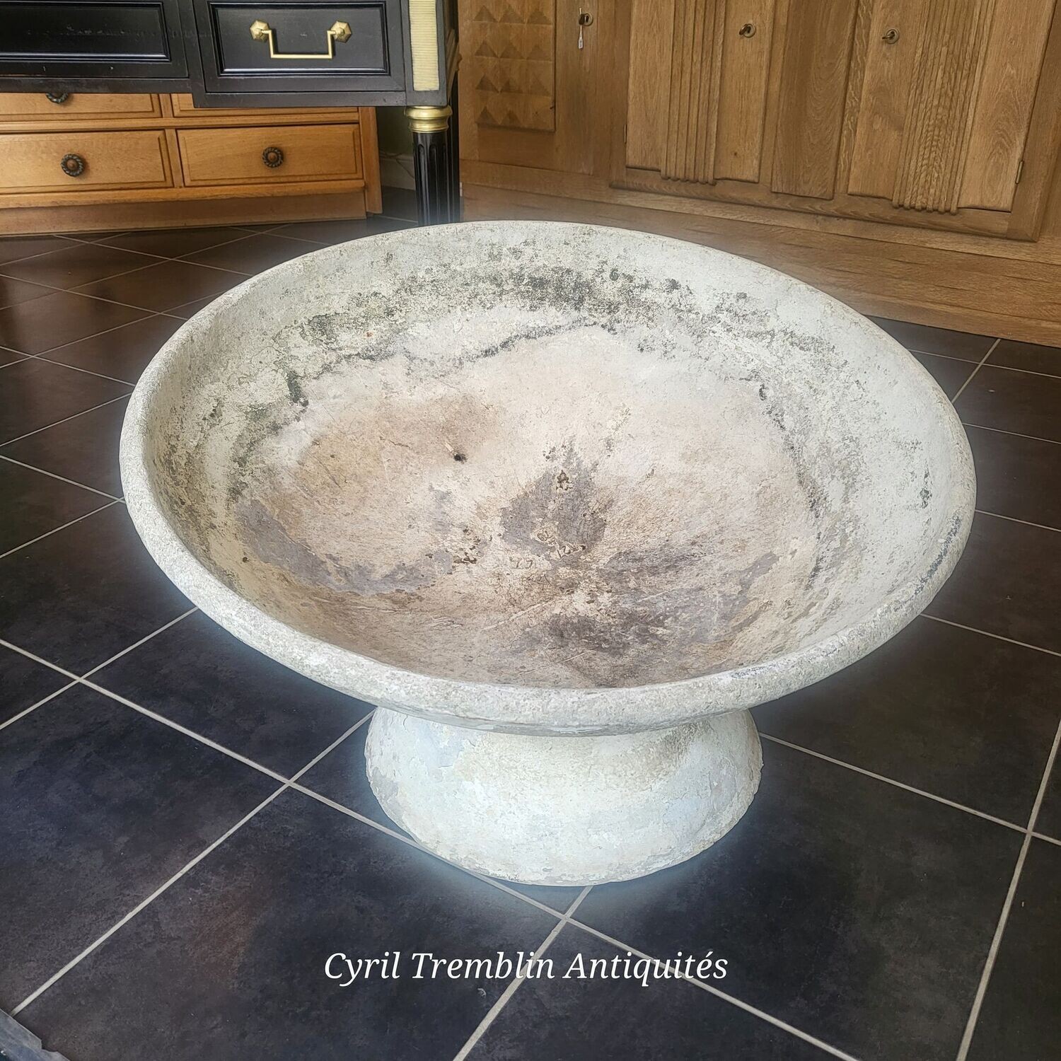 Jardinière fibrociment Guhl (Vendue)