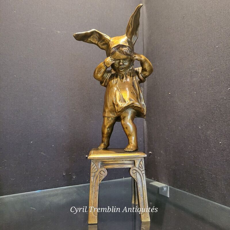 Bronze Louis Oury "Bonnet d’âne" (Vendu)