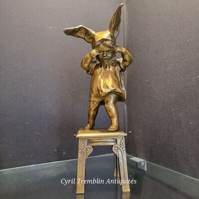 Bronze Louis Oury "Bonnet d’âne" (Vendu)
