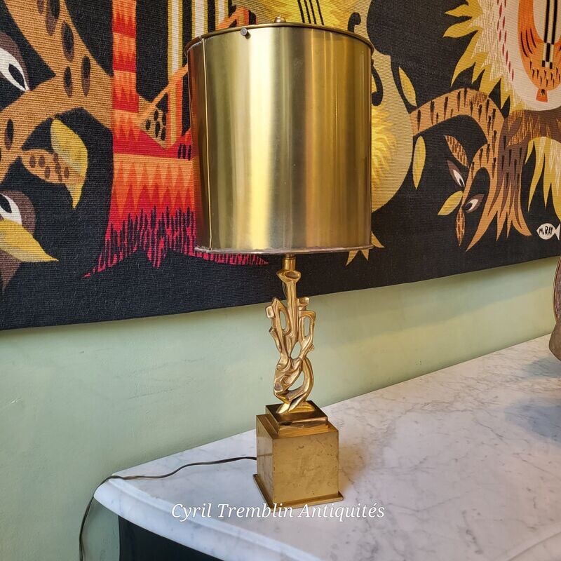 Lampe sculpture P.G.Papineau (Vendue)