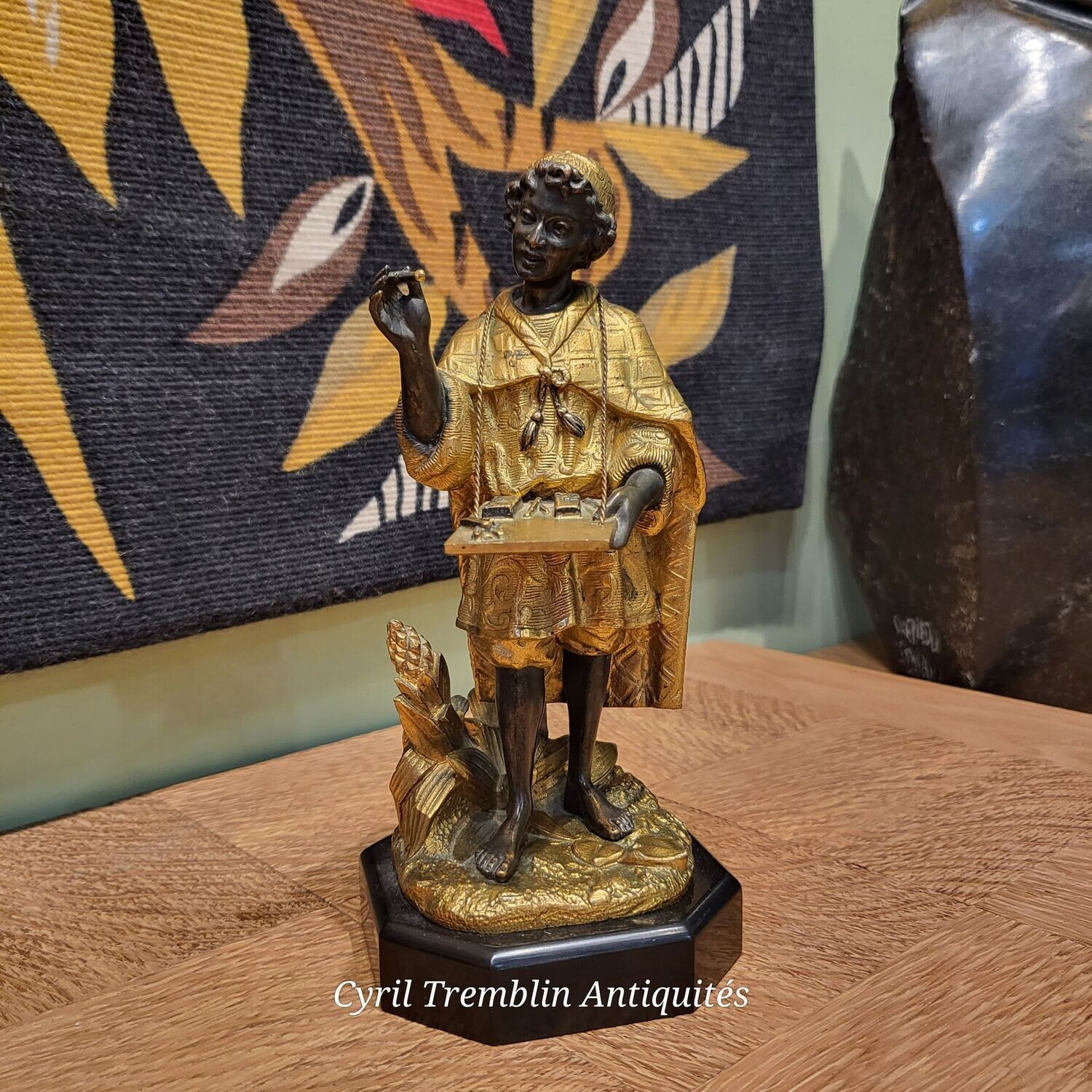 Bronze à deux patines  "Scribe" (Vendu)