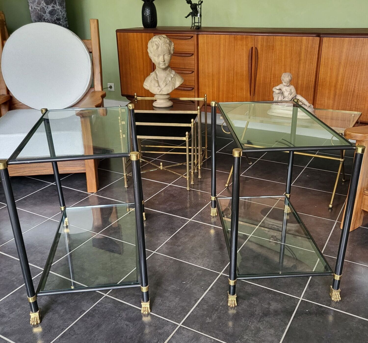 Paire de tables bouts de canapé (Vendue)