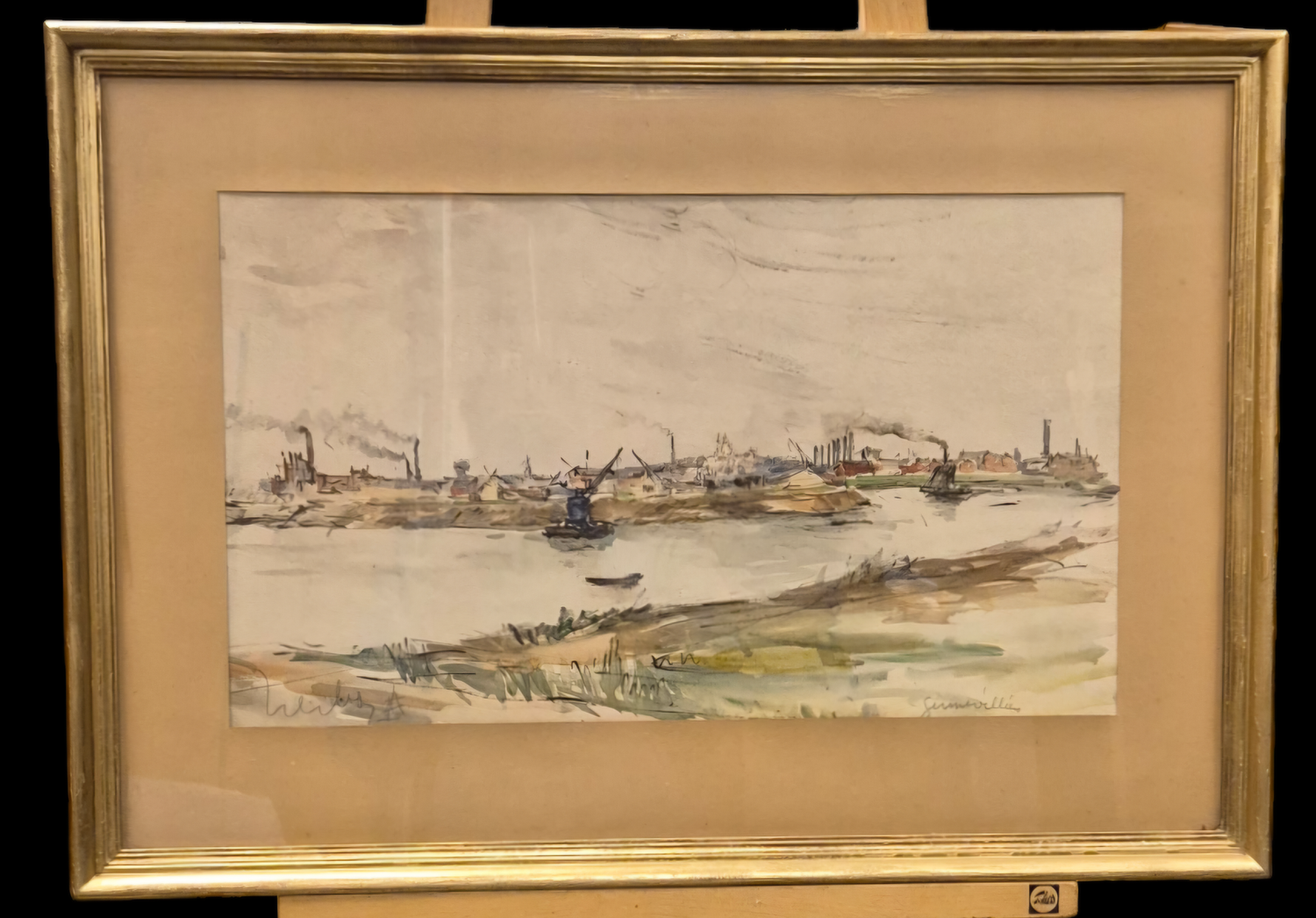 Aquarelle Fernand Herbo